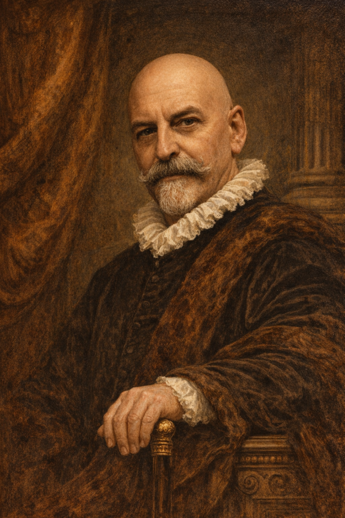 Künstlerportrait von Horst-Dieter Keitel, Berliner Maler, Porträtist und Karikaturist