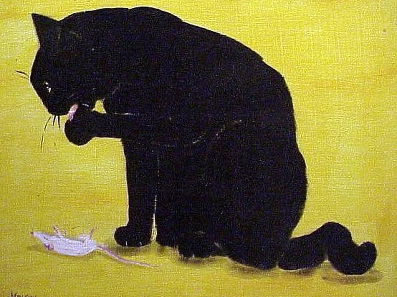 horst-dieter-keitel-lolita-katzenmotiv-gelber-grund